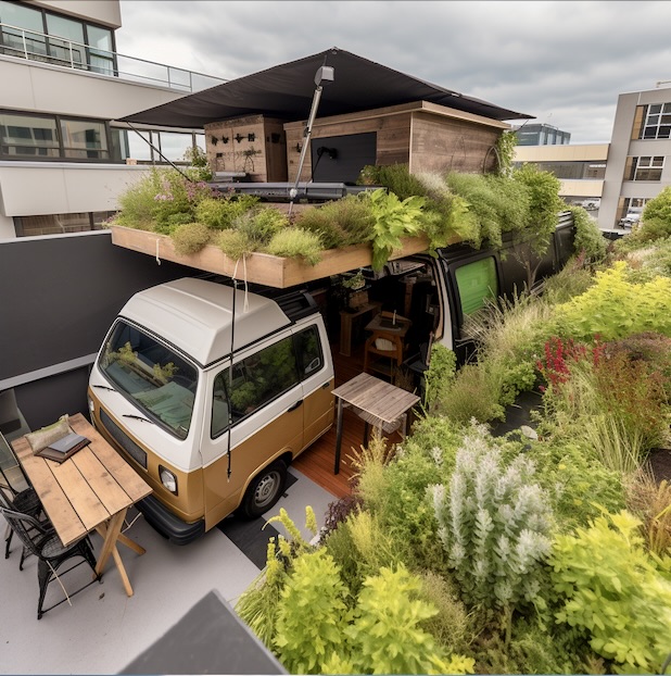 Camper Van Rooftop Garden Kits: Introducing Green Spaces On-the-move.
