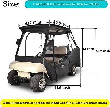 Golf Cart Weather Enclosure Kits: Protecting Passengers And Interiors From The Elements.