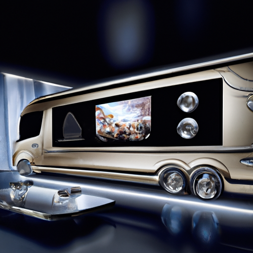 Luxury Van Retractable Television Sets: Entertainment Meets Elegance.